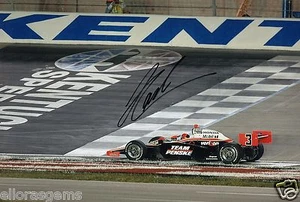 Indy Car Driver Helio Castroneves Hand Signed Photo Autograph 12x8" AF - Picture 1 of 1