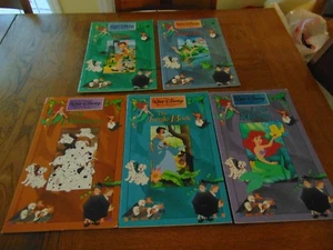 Lot of 5 Walt Disney Treasure Chest Books Extra Large 17 x 11 inch 1991 Vintage - Imagen 1 de 6