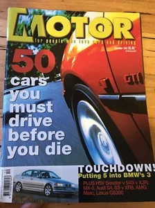 Motor Car magazine DEC 1997 HSV SENATOR 540i XJR MX5 S4 SS XR8 AMG GS300 50 CARS - Picture 1 of 2