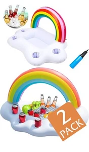 Paquete de 2 soportes flotantes para bebidas piscina accesorios para adultos bebidas flotadores - Imagen 1 de 8