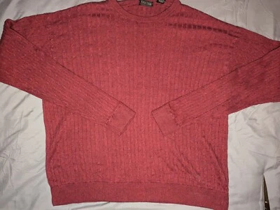 Suéter Tejido Seda Cachemira PGA TOUR Signature Collection 2XL Rojo Borgoña Cable Foto 1 de 4
