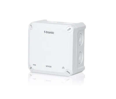F-Tronic 7340198 NEPTUN Abzweigdose Aufputz IP66 Abzweigkasten 85mm weiss