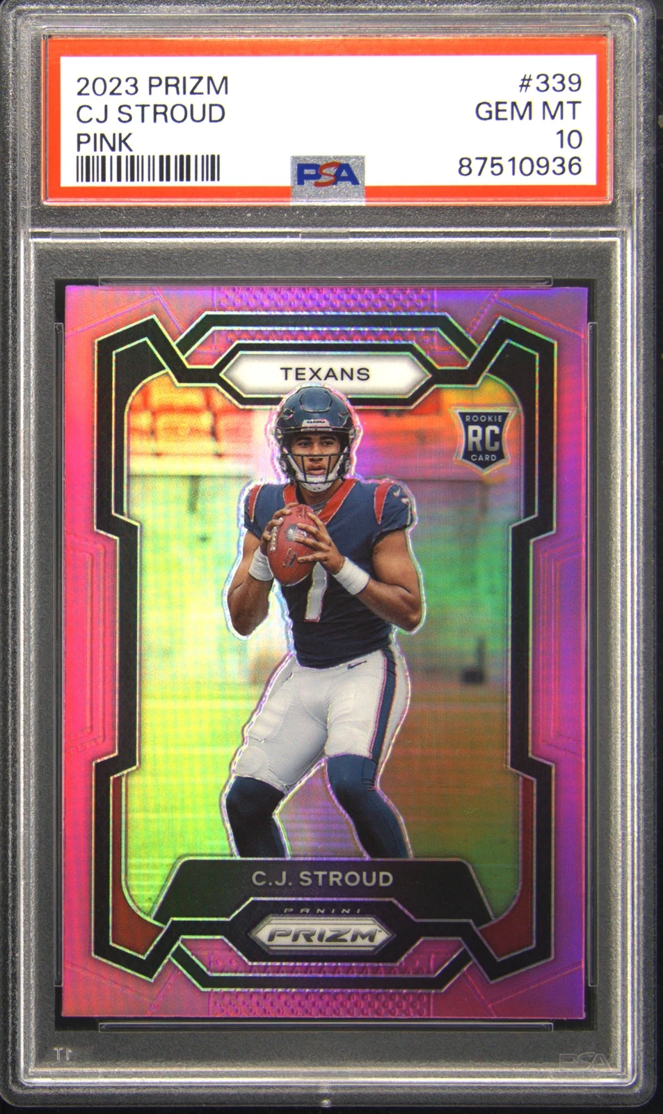 CJ Stroud 2023 Prizm #339 Pink PSA 10 Price Guide - Sports Card Investor