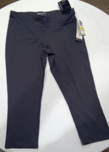 NWT Ideology Womens Sweat Crop Leggings Deep Charcoal Size Medium - Picture 1 of 3