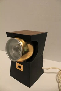 Vintage Brass Eyeball Lamp Universal Lamp Co. U-6100 Japan 70's Adjustable - Picture 1 of 10
