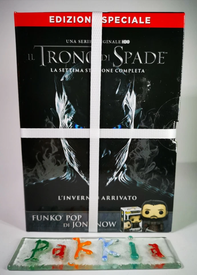 IL TRONO DI SPADE Stagione 7 EDIZIONE SPECIALE Blu Ray + Funko Pop di Jon Snow - Immagine 1 di 1