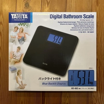 Balance numérique Tanita HD-662-BK noire taille A4 légère rétroéclairée... - Photo 1/2