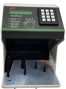ADP HandPunch Biometric Time & Attendance Hand Scanner Metal Terminal - Picture 1 of 7