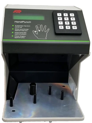 ADP HandPunch Biometric Time & Attendance Hand Scanner Metal Terminal - Image 1 of 4