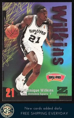 Dominique Wilkins 1997 - 98 SkyBox Z-Force #87 圣安东尼奥马刺队 — 第 1/2 张图片