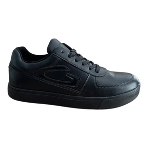 Zapatilla deportiva Alberto Guardiani para hombre 11/ EU 44 baja de cuero suave negra AGM005229 $175 - Imagen 1 de 10