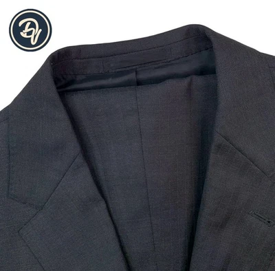 Мужские 40 L Ermengildo Zegna «Четыре сезона» Athletic Fit уголь тональная полоса - Изображение 1 из 4