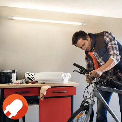 120cm OSRAM TubeKIT LED Unterbauleuchte 19W 3000K warmweißes Licht mit Netzsteck - Bild 1 von 4