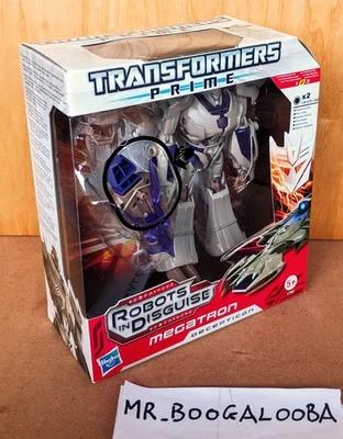 Transformers Prime Robot in Disguise Voyager Class Megatron 2011 MISB - Immagine 1 di 4