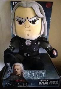 Nuevo Peluche The Witcher Talking Geralt 12x8" clasificación MA 17+ para lenguaje fuerte - Imagen 1 de 18