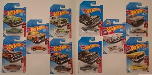 LOT [10] CARDED 2017-18 HOT WHEELS 1953-57 CHEVY VARIATIONS INKL 2X KM EXCL - Bild 1 von 23