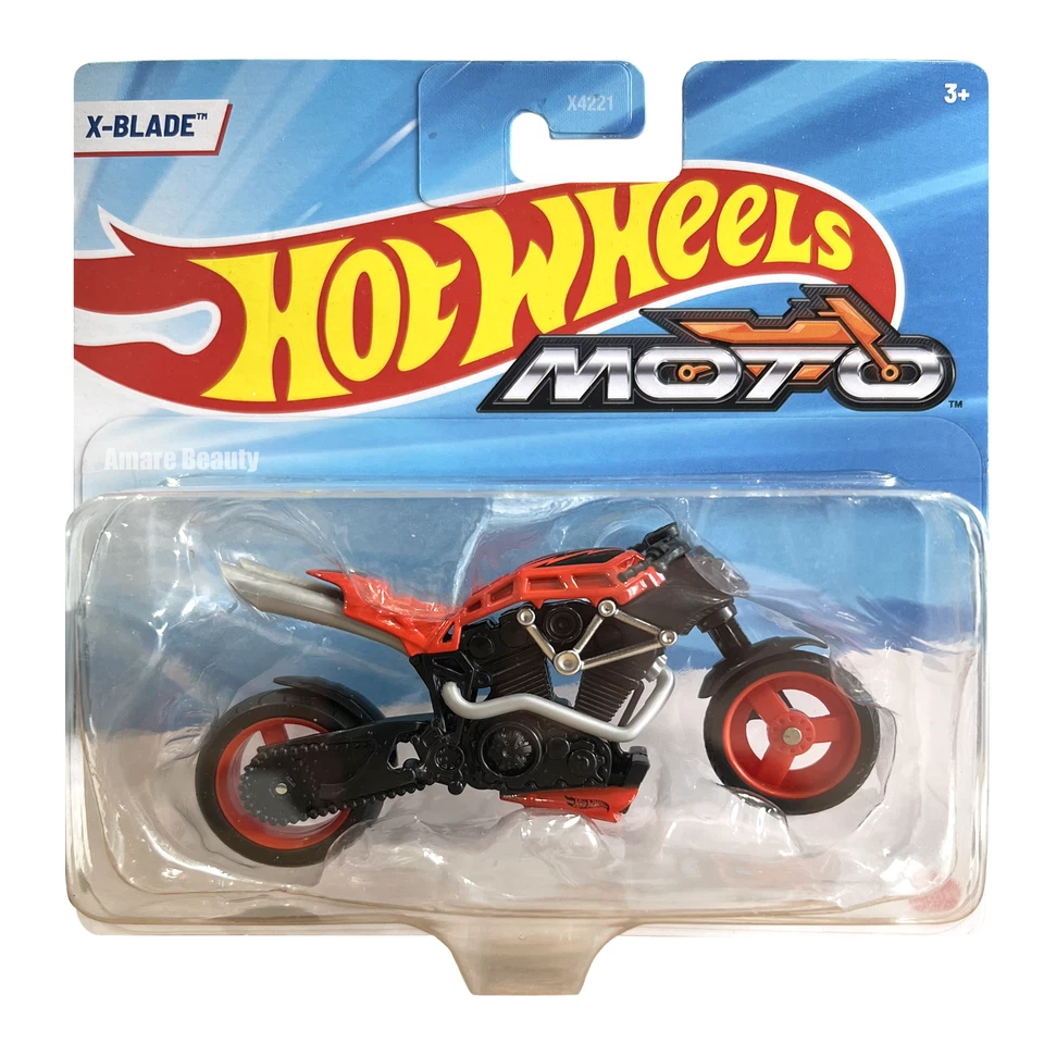 Hot Wheels Moto Toys 1:18 Scale Vehicle - Red X-Blade Motorcycle - Image 1 of 1