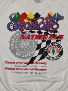 Snowbird Nationals Phoenix Raceway Racing Hanes Sweatshirt M Hanes Vintage Y2K - Bild 1 von 10
