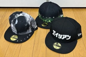 New Era Alien Caps 3er Set Größen 7 5/8 & 7 1/2 60,6 cm 59,6 cm Neu Kostenloser Versand - Bild 1 von 6
