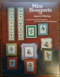 Mini Bouquets by Janice Shirley (1979) Floral Bouquets Patterns For Cross Stitch - Picture 1 of 1