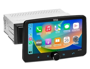 BOSS BCPA8 Wireless Apple CarPlay & Android Auto, 8" Single Din Touchscreen, BT - Picture 1 of 4
