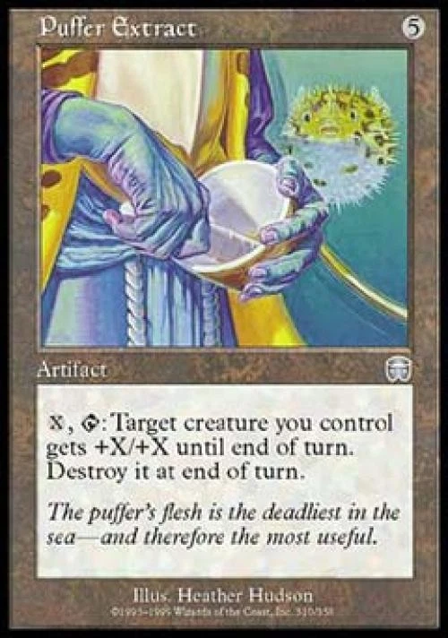 Puffer Extract - Medium Play MTG Mercadian Masques - Image 1 of 1