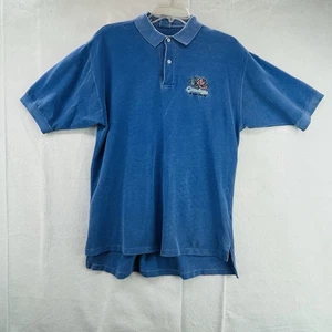Goombays Polo Shirt Kill Devil Hills, NC Blue Medium 100% Cotton - Picture 1 of 14