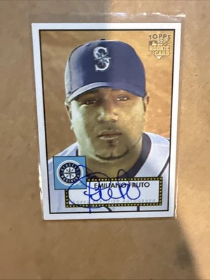 Emiliano Fruto: 2006 Topps 52 Rookie Certified Autograph Seattle Mariners #52SEF - Image 1 of 4