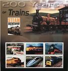 GHANA TRAINS STAMP SHEET 2005 MNH 200 YEARS OF TRAINS STEAM LOCOMOTIVE RAILROAD