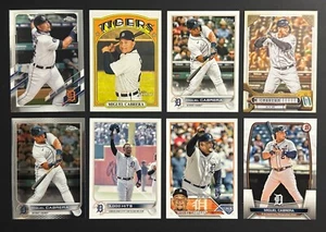 Miguel Cabrera Baseball Card Lot 8 Different Cards Topps Chrome Bowman Tigers - Picture 1 of 2