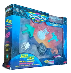 Micro Machines Star Trek Limited Edition Collectors Set The Next Generation - Foto 1 di 6