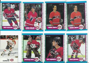 1980's O-Pee- Chee Montreal Canadiens Hockey Card Lot Of 12 (Very Good) - Bild 1 von 2