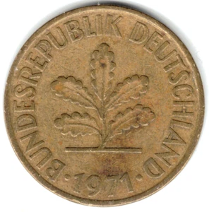 J Ten Pfennig 1971 de Alemania ~ lo calificas ~ mira el escaneo stk 71j2 - Imagen 1 de 4