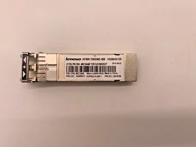 Transceptor óptico IBM 46C3449 46C3448 IBM/BNT 10Gb SFP+ SR Foto 1 de 2