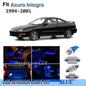 Kit de luces interiores LED azules premium para Acura Integra 1994-2001 7 piezas - Imagen 1 de 8