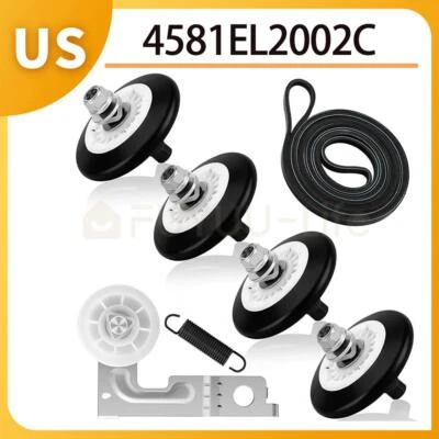 FUYUU_LIFE Dryer Repair Kit Dryer Roller Kit For Kenmore Lg Dryers 4581El2002c Drye