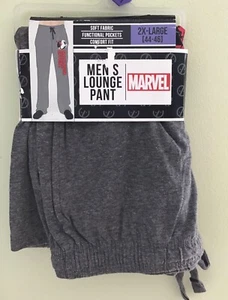MARVEL MEN LOUNGE PANT COMFORT FIT AND FUNCTIONAL POCKET SOFT FABRIC SIZE 2X - Picture 1 of 3