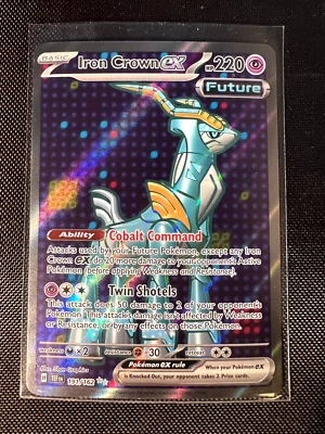 Iron Crown ex 191/162 Full Art Ultra Rare Pokemon TCG SV05 Temporal Forces NM - Image 1 of 4