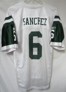 New York Jets #6 Sanchez Men's Size Large Jersey C1 3751