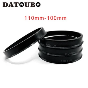 4 pcs Plastic Wheel Hub Centric rings 110 to 100 mm OD=110 -100 mm Hub ring. - Picture 1 of 2