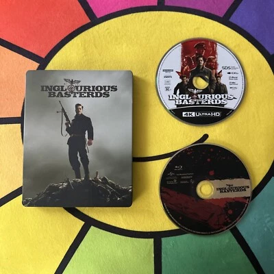 Inglourious Basterds Best Buy Exclusive 4K Steelbook Very Rare OOP Brad Pitt - Image 1 of 4