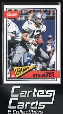 Roger Staubach 2018 Panini Classics #193 Dallas Cowboys Hall of Fame - Image 1 of 2