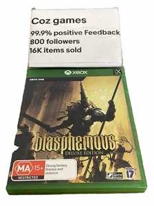BLASPHEMOUS DELUXE EDITION BRAND NEW NOT SEALED AUSTRALIAN RELEASE FOR XBOX ONE - Picture 1 of 7