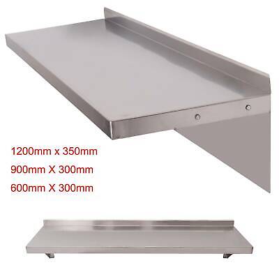 600/900/1200mm Stainless Steel Shelves, Commercial Kitchen Clean Room Wall Shelf • 24.49£