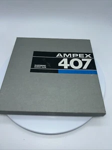 AMPEX 407 1/4" X 1800' AUDIO MASTERING TAPE 7" REEL Used - Picture 1 of 3