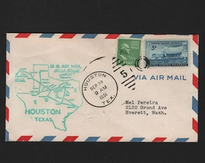 OPC 1951 PRIMER vuelo Houston TX. AM-64 31454 - Imagen 1 de 2