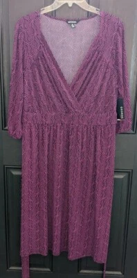 Vestido Mujer George L Nuevo Rosa Negro Blanco Bonito Diseño Foto 1 de 4