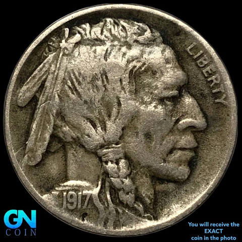 1917 D Buffalo Nickel  #E4345 Cover