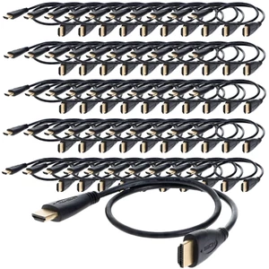 50 pcs 1.5ft HDMI Cable High Speed 2.0 4K 60Hz UHD HDR 2160P Ethernet HDTV HDCP - Picture 1 of 3