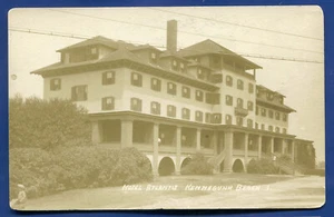 Hotel Atlantis Kennebunk Beach Maine me real photo RPPC postcard - Picture 1 of 2